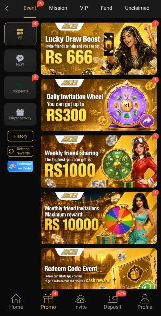 AJ03 Game Login