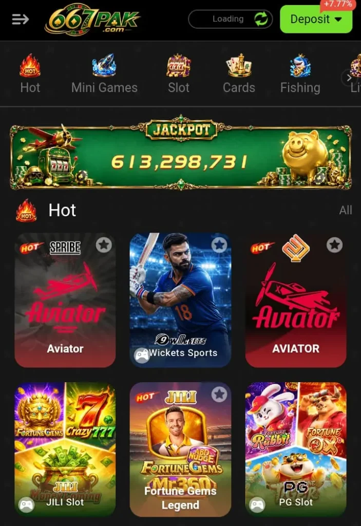 667Pak Available Games
