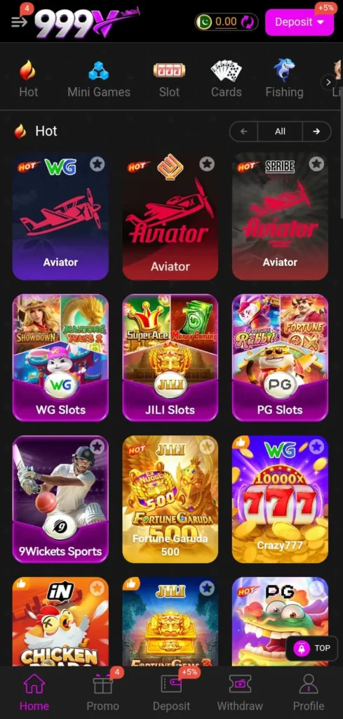 999V Hot Games