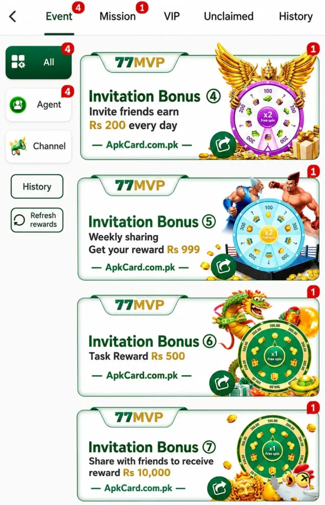 77MVP Game Rewards