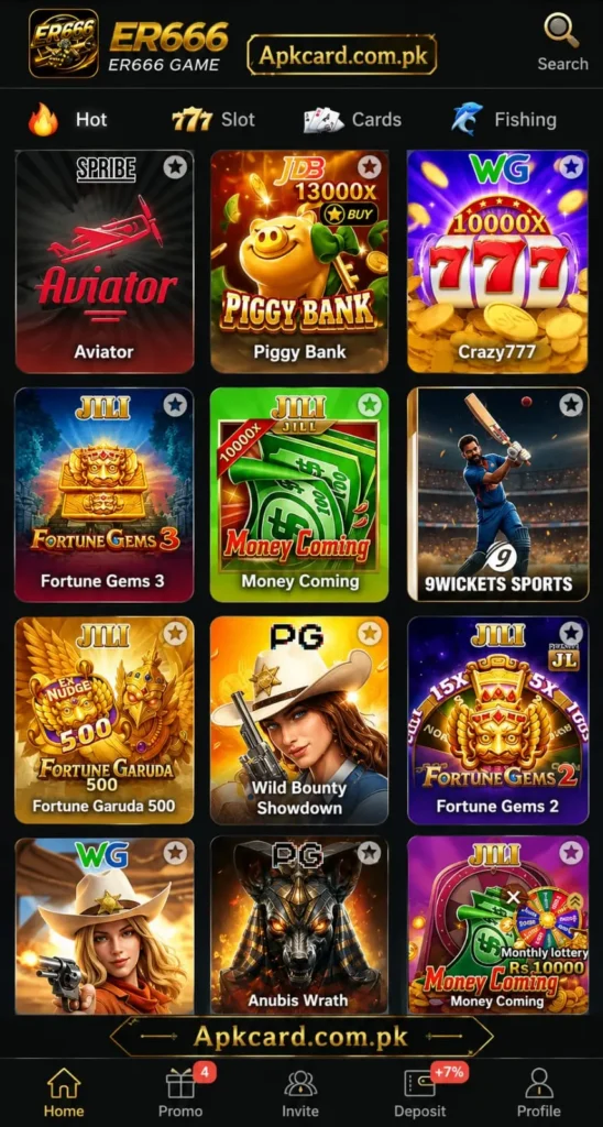 ER666 Variety of Games