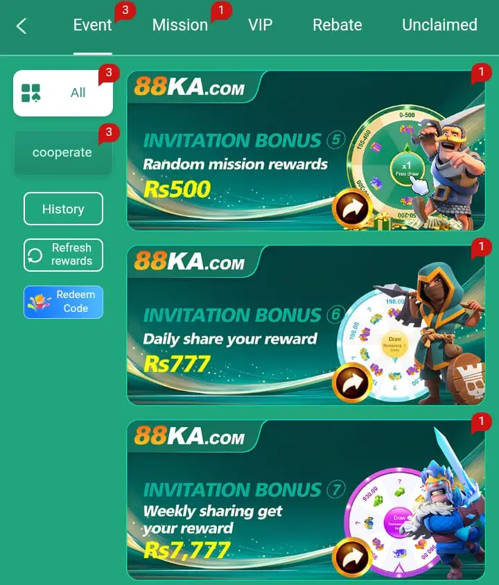 88KA Game Promotions