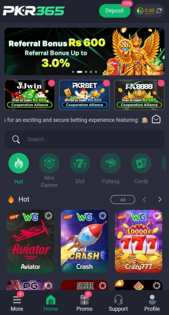 PKR365 Game Login