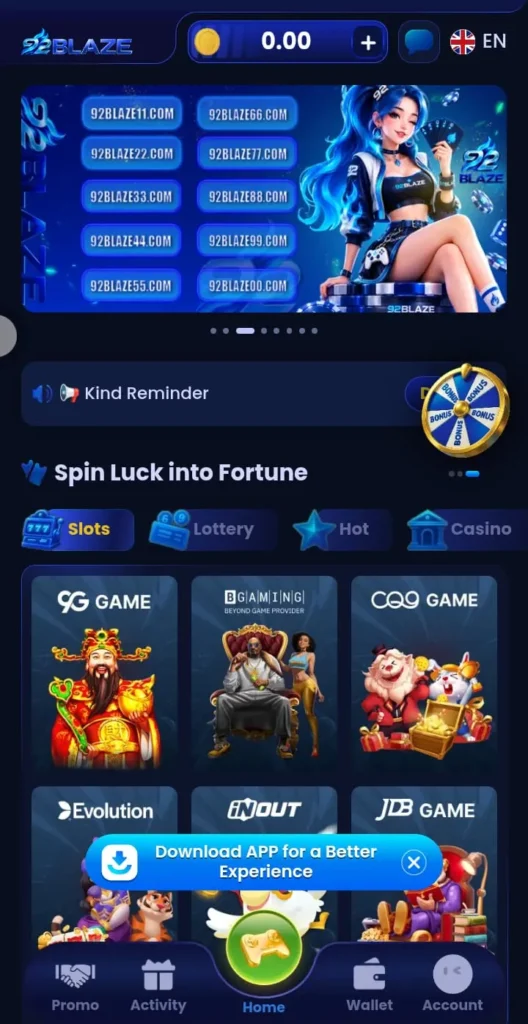 92BLAZE Game APK