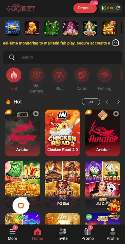 X92 BET Game