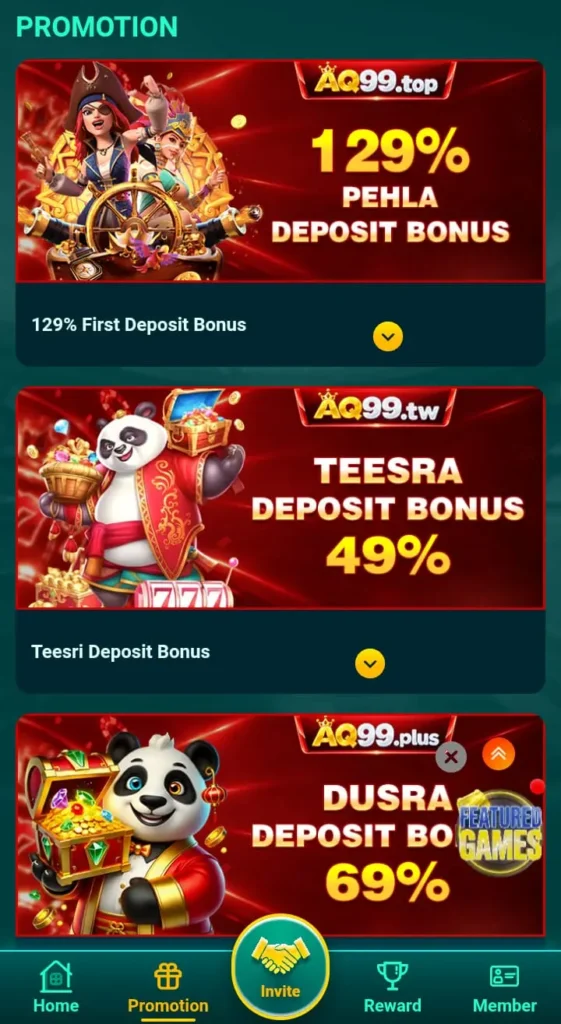 AQ99 Game Bonuses